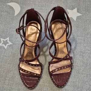 Ted Baker Women's Dark Brown Strappy Heels Size 39